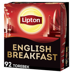 Herbata LIPTON czarna, English Breakfast, 92 torebki