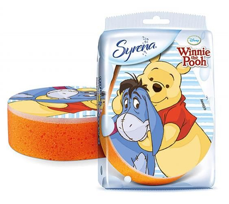 Gąbka kąpielowa SYRENA Kubuś i przyjaciele, mix kolorów