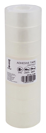 Taśma klejąca MemoBe 18mm x 10m , 8 sztsłupek