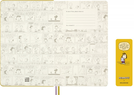 Notes MOLESKINE Peanuts Patty 2025, L, 13x21cm, w linie, edycja limitowana