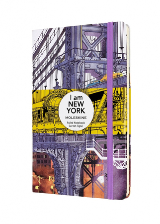 Notatnik MOLESKINE Nowy Jork, L, 13x21cm, w linie, edycja limitowana