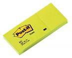 Bloczek samoprzylepny POST-IT® (653), 38x51mm, 3x100 kart., żółty