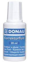 Korektor w płynie DONAU z pędzelkiem, 20ml, zawieszka