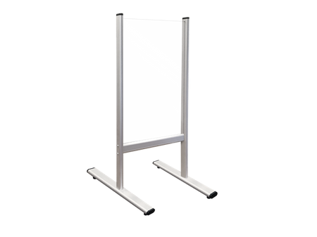 Przegroda na biurko / ladę - szkło 4 mm 