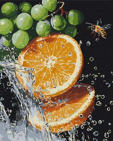 Malowanie po numerach BRUSHME, 40x50 cm, soczysta kombinacja, 1 szt., w pudełku