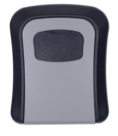 Skrytka na klucze DONAU TECH, 115x95x40 mm, czarno-srebrna