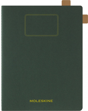 Zeszyt MOLESKINE Student Cahier, XXL, w linie, 21,6x27,9cm, myrtle green