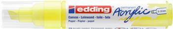 Marker akrylowy e-5000 EDDING, 5-10 mm, żółty neonowy