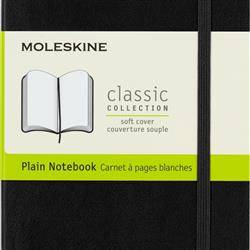 Notes MOLESKINE Classic P (9x14cm) gładki, miękka oprawa, 192 strony, czarny