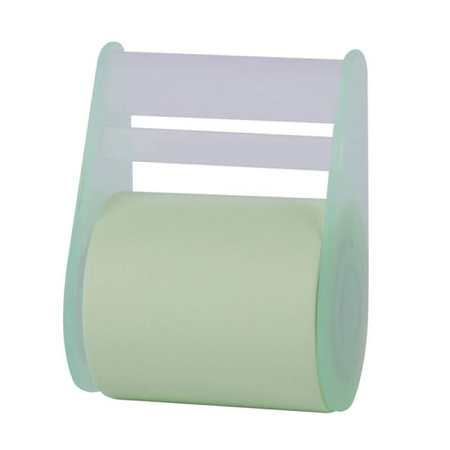 Bloczek samoprzylepny APLI, w rolce, 50mmx8m, blister, pastelowy zielony