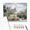 Malowanie po numerach BRUSHME, 40x50 cm, przytulne przedmieście, 1 szt., w pudełku