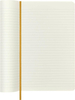 Notes MOLESKINE Classic edycja limitowana, miękka oprawa skórzana L, 13x21 cm, w linie, żółty