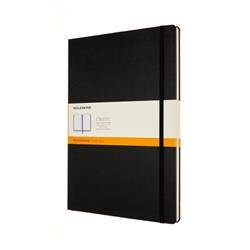 Notes MOLESKINE Classic A4 (21x29,7 cm) w linie, twarda oprawa, 192 strony, czarny