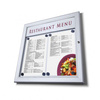 Outdoor Menu Case Non-Illuminated With Logo Panel Portrait 1x A4