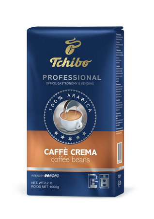 Kawa TCHIBO, PROFESSIONALE CAFFE CREMA 100 % ARABICA, ziarnista, 1000 g