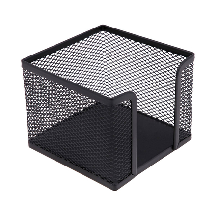 Pojemnik na karteczki MEMOBE metalowy czarny