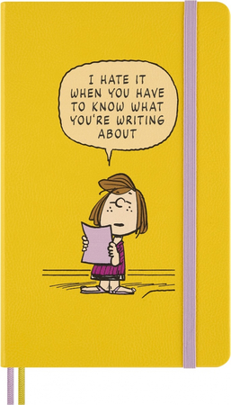 Notes MOLESKINE Peanuts Patty 2025, L, 13x21cm, w linie, edycja limitowana