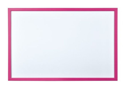Tablica suchościeralna BI-OFFICE, 60x40cm, lakierowana, kolorowe ramy