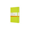 Notes MOLESKINE Classic L (13x21cm), w linie, twarda oprawa, 240 stron, lemon green