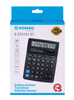 Kalkulator biurowy DONAU TECH, 14-cyfr. wyświetlacz, wym. 190x143x40 mm, czarny