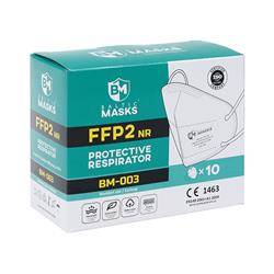 Półmaska filtrująca FFP2, 10 szt., biała