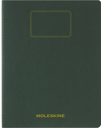 Zeszyt MOLESKINE Student Cahier, XXL, w linie, 21,6x27,9cm, myrtle green