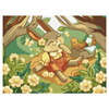Malowanie po numerach BRUSHME, 30x40 cm, kids, zajączki na pikniku, 1 szt.