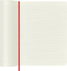 Notes MOLESKINE Classic XL, 19x25cm, w linie, miękka oprawa, 192 strony, czerwony