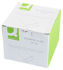 Klipsy archiwizacyjne Q-CONNECT Z-Clip, grubość pliku max. 7cm, biały