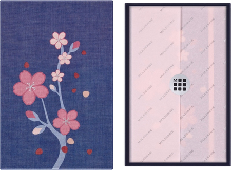 Notes MOLESKINE Sakura 2025, L, 13x21cm, gładki, edycja limitowana, w pudełku