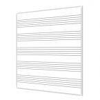 Tablica suchościeralna magnetyczna w pięciolinie