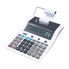 Kalkulator drukujący DONAU TECH, 12-cyfr. wyświetlacz, wym. 267x202x77 mm, biały