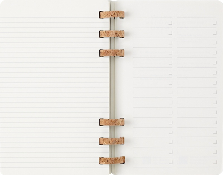 Kalendarz tygodniowy/miesięczny na spirali MOLESKINE 2026, 12M, L, miękka oprawa, 13x21cm, czarny