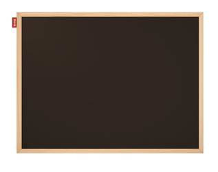 Tablica kredowa MEMOBE czarna, rama drewniana, 60x40 cm