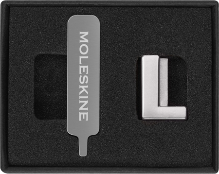 Przypinka MOLESKINE L, srebrna