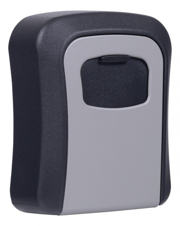 Skrytka na klucze DONAU TECH, 115x95x40 mm, czarno-srebrna