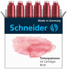 Naboje do piór SCHNEIDER, 6 szt., blush / ciemnoróżowy