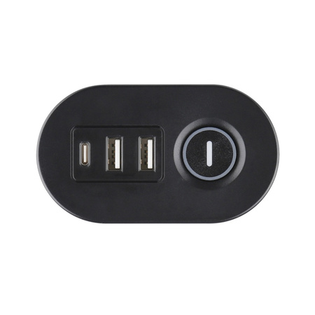 Listwa zasilająca IOIO SL-3000, czarna