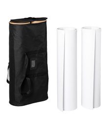 Pop-Up Textil Premium 5x3 Straight rund Seiten-Druck