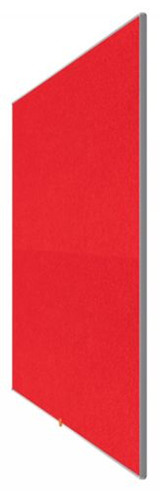 Tablica filcowa NOBO, 189x107cm, panoramiczna 85", czerwona