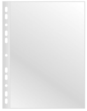 Koszulki na dokumenty Q-CONNECT, PP, A4, krystal, 120mikr., 100szt., w pudełku