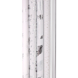 Papier prezentowy CLAIREFONTAINE, Premium Blanc, PP, 2x0,7m, 80g, mix wzorów, biały