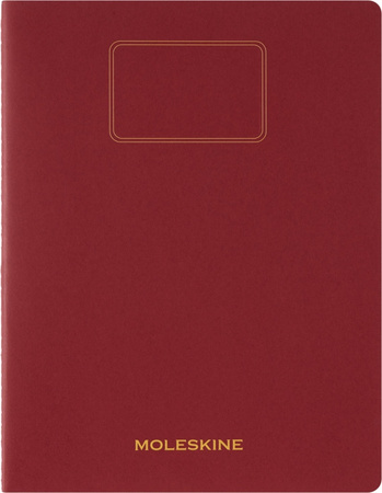 Zeszyt MOLESKINE Student Cahier, XXL, gładki, 21,6x27,9cm, czerwony