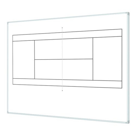 Tablica boisko do tenisa - 100x120cm