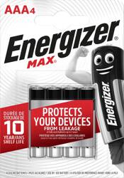 Bateria ENERGIZER Max, AAA, LR03, 1,5V, 4szt.