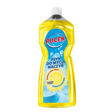 Płyn do mycia naczyń PUCEK, cytrynowy, 1000 ml