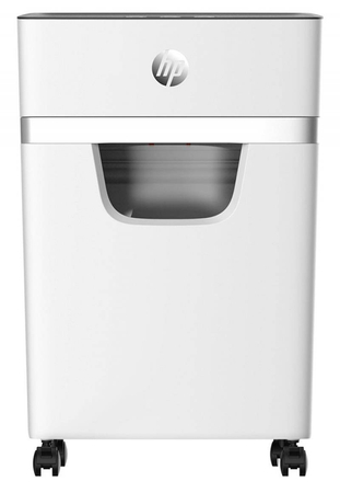 Niszczarka HP ONESHRED 10MC, mikrościnki, P-5, 10 kart., 20l, jasnoszara