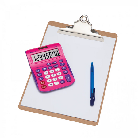 KALKULATOR BIURKOWY JUNIOR MJ 550, 8-POZYCYJNY, RÓŻOWY MAUL