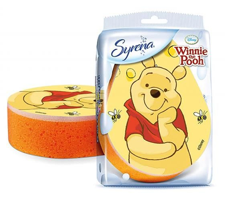 Gąbka kąpielowa SYRENA Kubuś i przyjaciele, mix kolorów