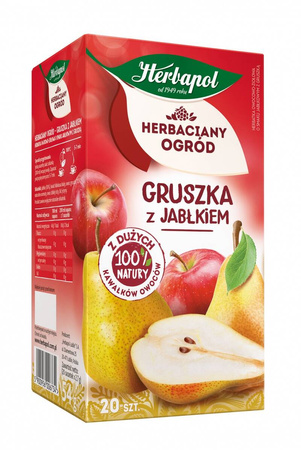 Herbata HERBAPOL Herbaciany Ogród, 20 torebek, gruszka z jabłkiem